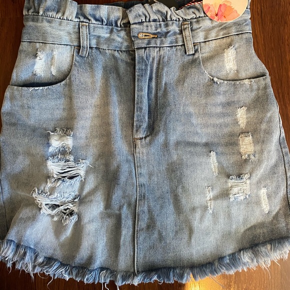 Dresses & Skirts - High waist jean skirt